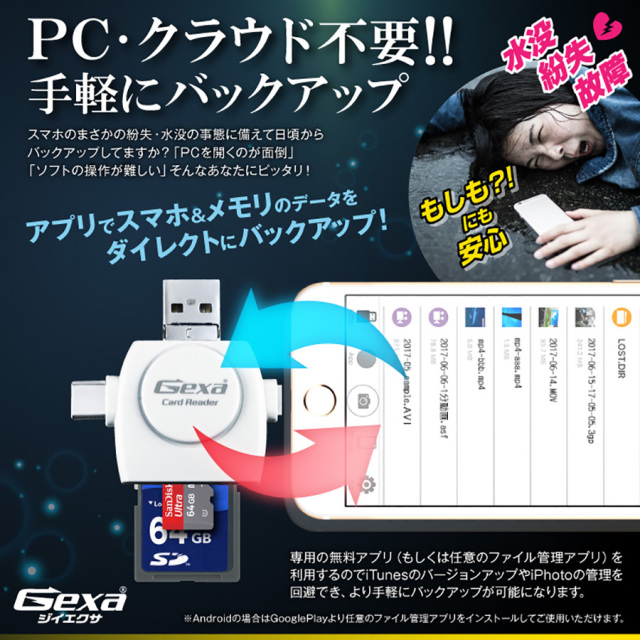 GA-027W カードリーダー オンスクエア Gexa ジイエクサ