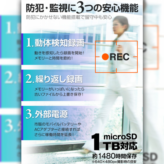 GX-303 小型カメラ スパイカメラ 隠しカメラ オンスクエア ジィエクサ Gexa