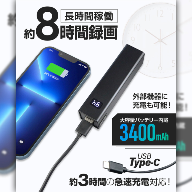 GX-305 小型カメラ スパイカメラ 隠しカメラ オンスクエア ジィエクサ Gexa