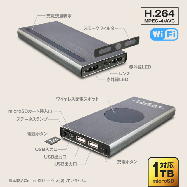 GX-310 小型カメラ スパイカメラ 隠しカメラ オンスクエア