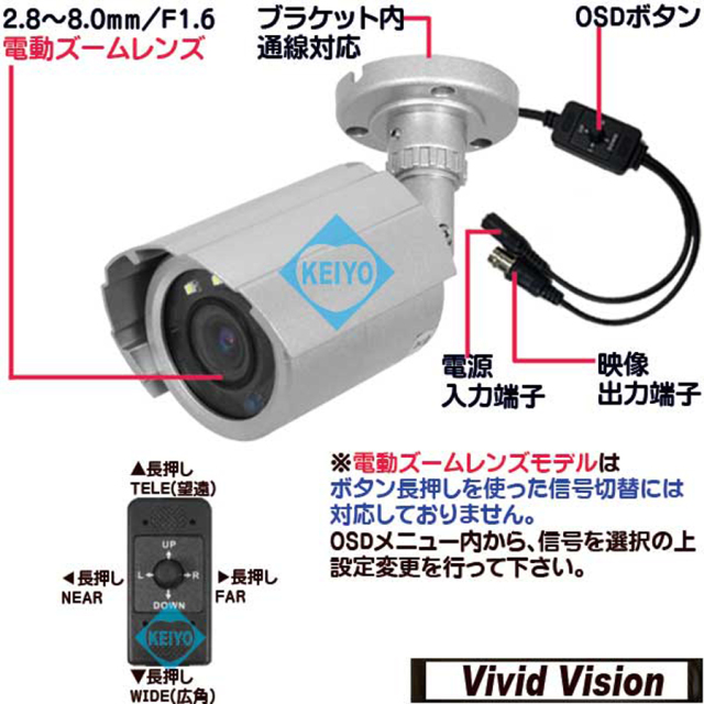 KS-1080CVBZ 防犯カメラ 監視カメラ
