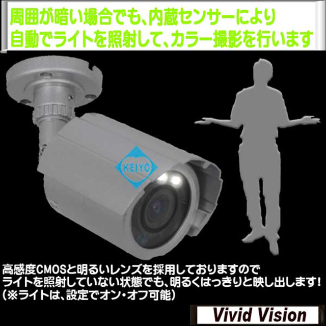 KS-1080CVBZ 防犯カメラ 監視カメラ