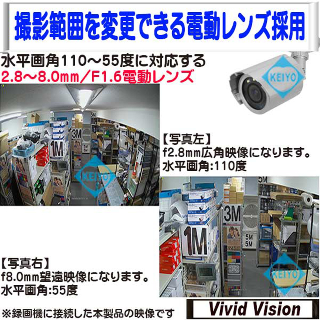 KS-1080CVBZ 防犯カメラ 監視カメラ