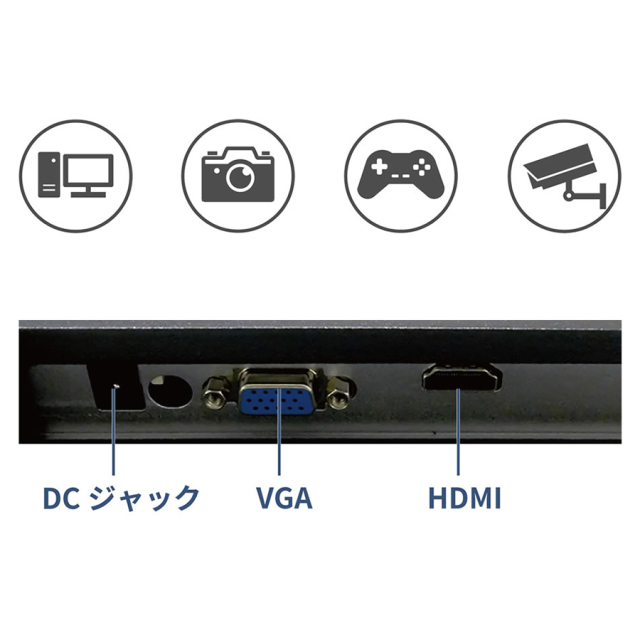LCD-TXX 防犯カメラ 監視カメラ セキュリティーカメラ モニター