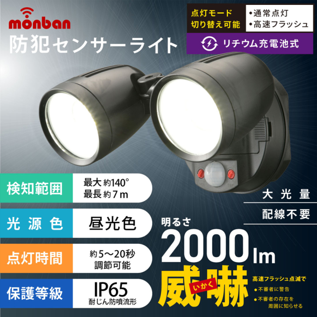 LS-B200Y2 07-8812  センサーライト オーム電機 OHM
