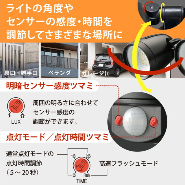 LS-B200Y2 07-8812  センサーライト オーム電機 OHM