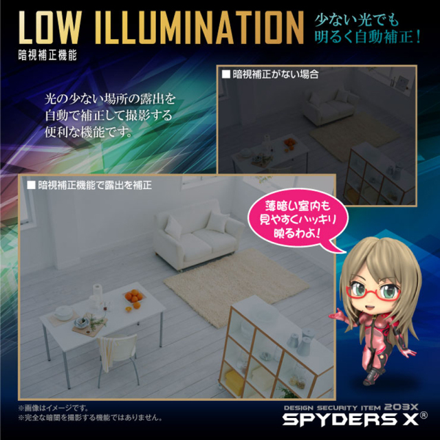 M-910α スパイカメラ 小型カメラ 隠しカメラ 火災報知機型カメラ オンスクエア スパイダーズX