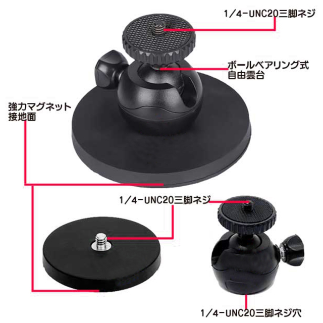MAGCAMST ブラケット取付台 防犯カメラ 監視カメラ