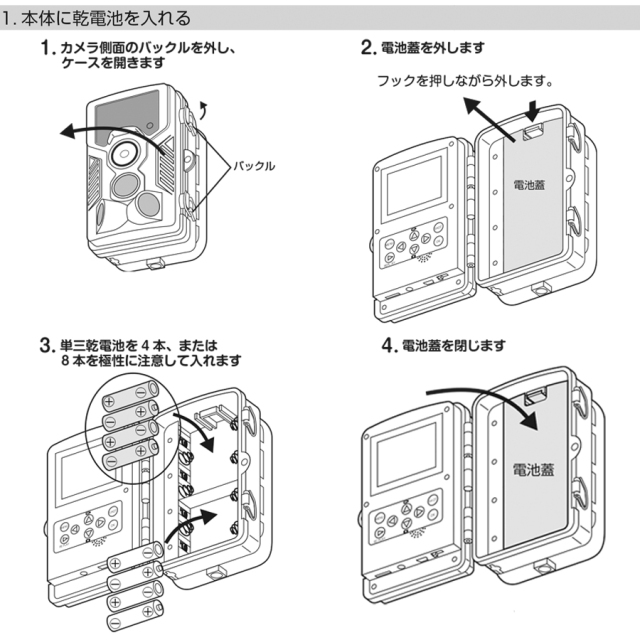 NX-RC800 トレイルカメラ 防犯カメラ 監視カメラ フィールドカメラ