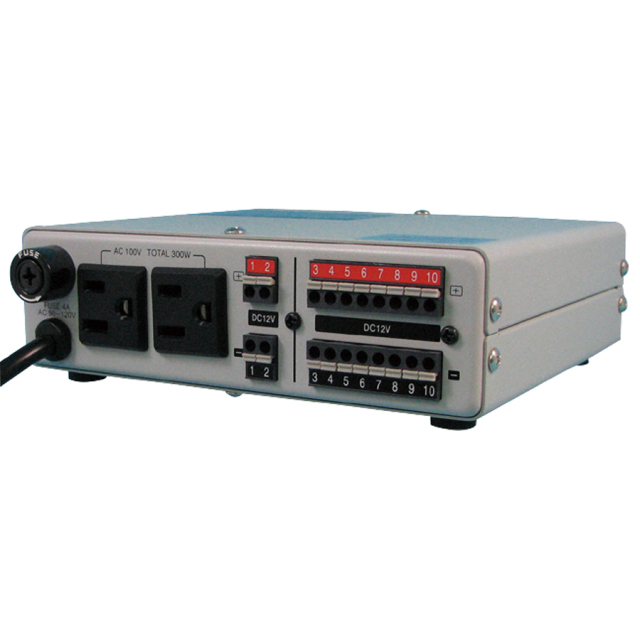 【3台セットです】　カメラ用集中電源（PS-2520） DC12Ｖ出力、連続５Ａ PS2520.png