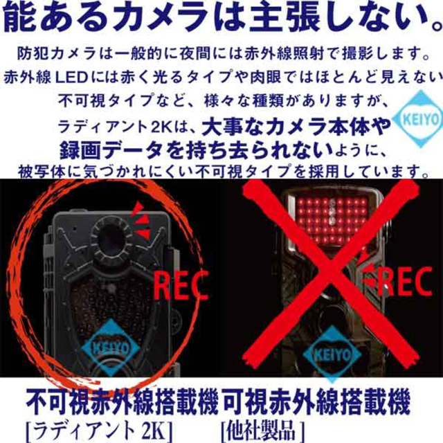 ラディアント2K TL-8000DTK フィールドカメラ Glanshield グランシールド 防犯カメラ 監視カメラ セキュリティーカメラ