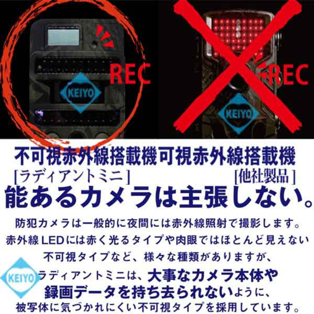 ラディアントミニ TL-5900DTK フィールドカメラ Glanshield グランシールド 防犯カメラ 監視カメラ セキュリティーカメラ