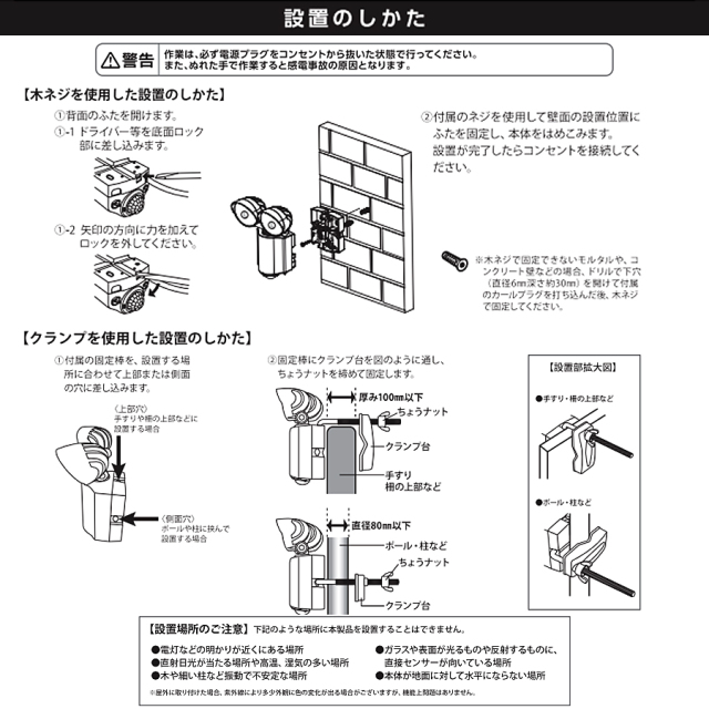 RL165Y2設置の仕方