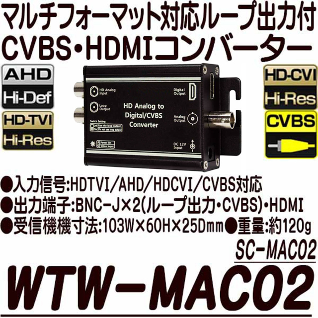 SC-MAC02(WTW-MAC02) | サージプロテクション機能搭載UTC対応