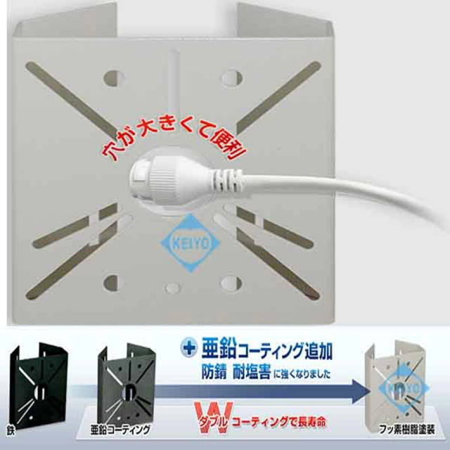 SD-110PFX ポール取付金具 防犯カメラ 監視カメラ セキュリティーカメラ
