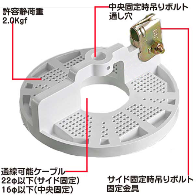 SGT-VK2W ブラケット 防犯カメラ 監視カメラ セキュリティーカメラ未来工業 MIRAI