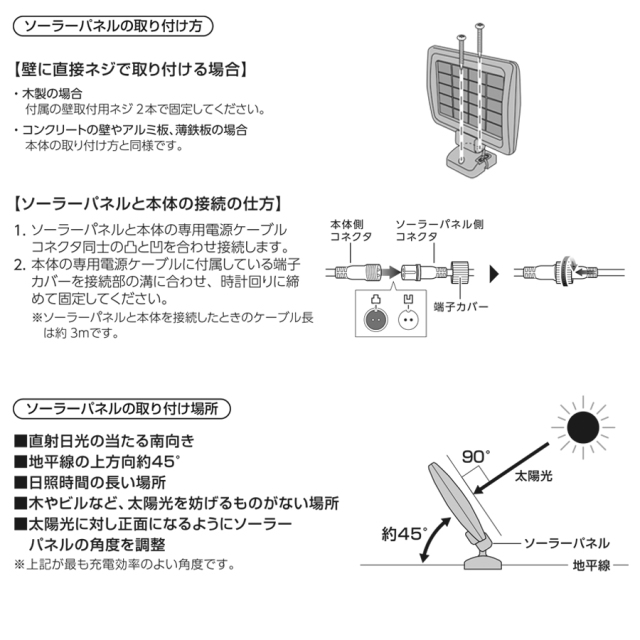 SLR3LES2 LEDセンサーライト YAZAWA ヤザワ