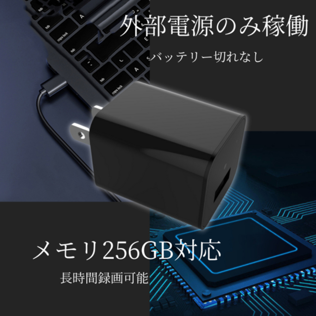 TK-ACP-01 スパイカメラ 小型カメラ 隠しカメラ アダプター型カメラ 匠