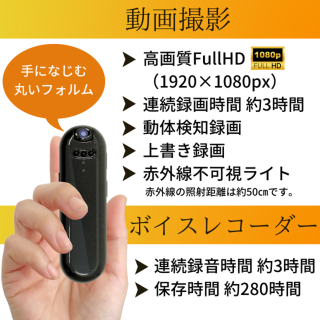TK-CLI-19 Vion ヴィオン スパイカメラ 小型カメラ 隠しカメラ クリップ型カメラ 匠