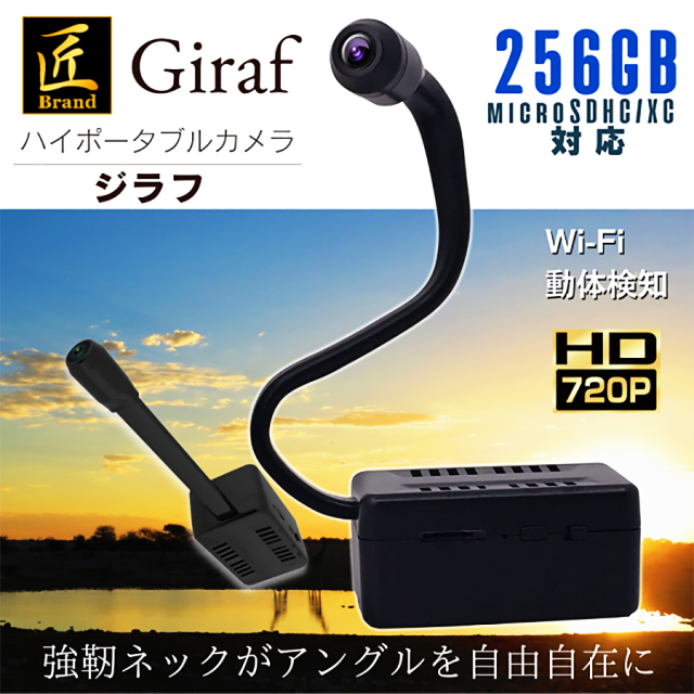 TK-HIP-02 Giraf ジラフ スパイカメラ 小型カメラ 隠しカメラ フレキシブルカメラ 匠