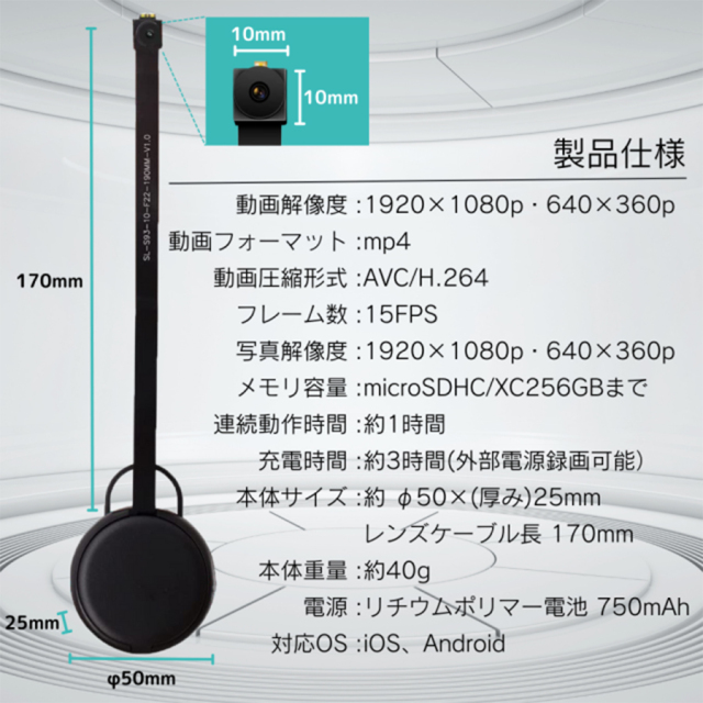 TK-MOD-30 スパイカメラ 小型カメラ 隠しカメラ 基板カメラ 基盤カメラ 匠