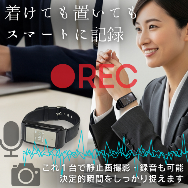 TK-SWA-05 スマートウォッチ型カメラ 小型カメラ 隠しカメラ スパイカメラ 匠