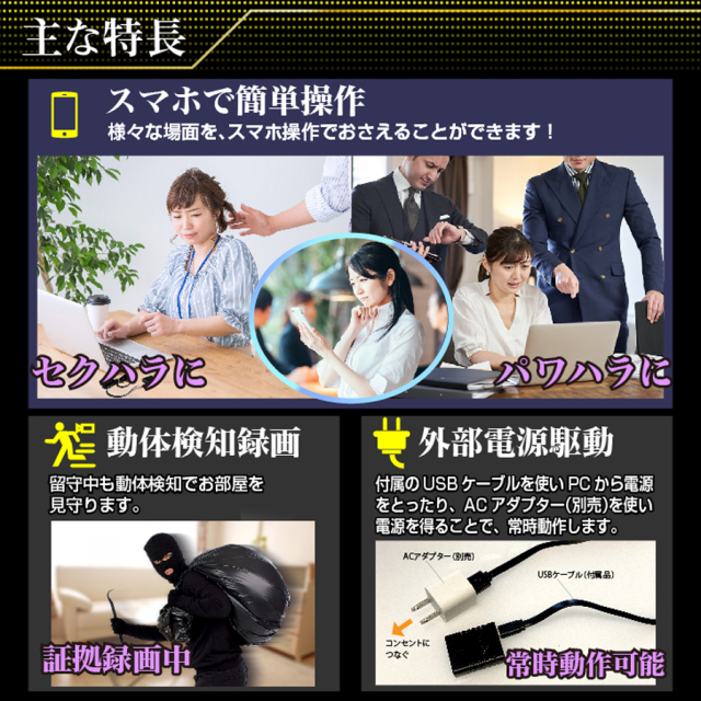 TK-TOI-22 Stealther ステルサー スパイカメラ 小型カメラ 隠しカメラ トイカメラ 匠