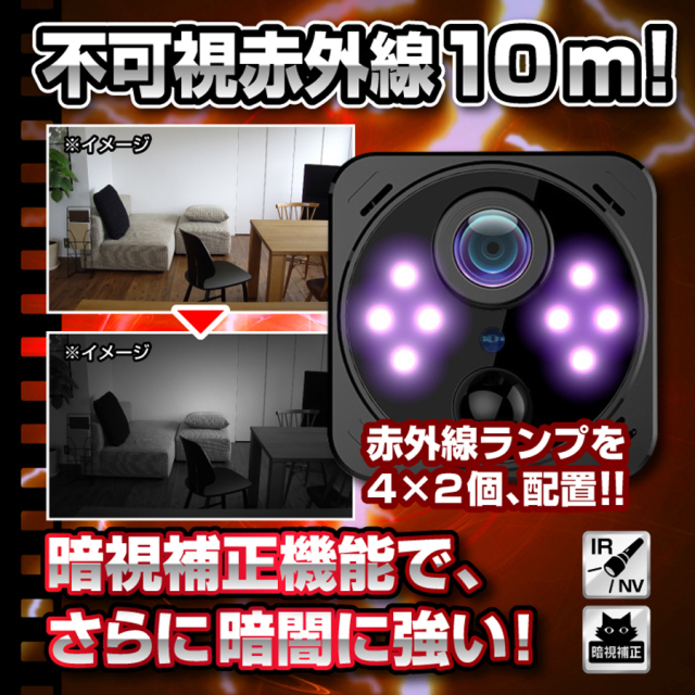 TK-TOI-23 HighCubeM ハイキューブエム スパイカメラ 小型カメラ 隠しカメラ トイカメラ 匠