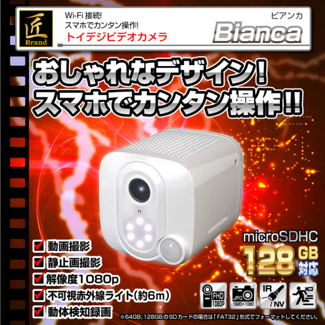TK-TOI-25 Bianca ビアンカ スパイカメラ 小型カメラ 隠しカメラ トイカメラ 匠