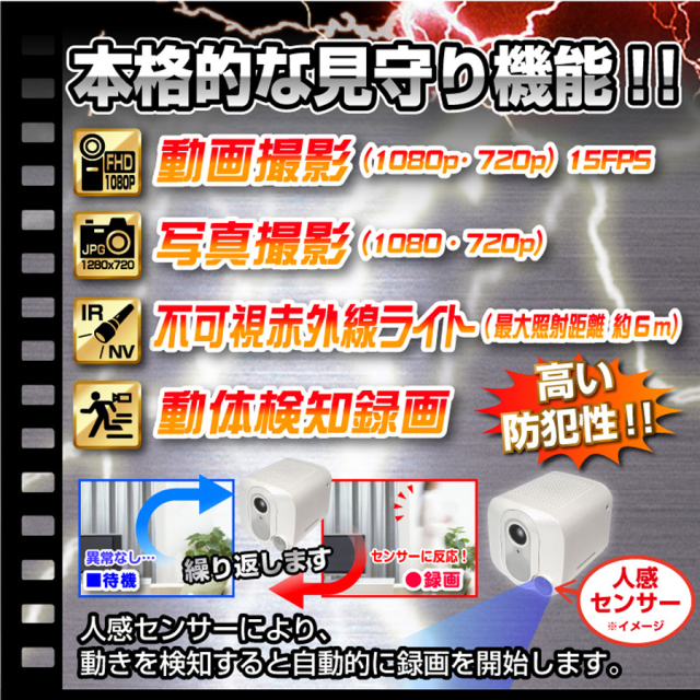 TK-TOI-25 Bianca ビアンカ スパイカメラ 小型カメラ 隠しカメラ トイカメラ 匠