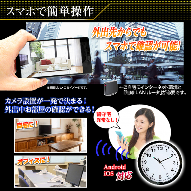 TK-WCL-01 Stinger スティンガー スパイカメラ 小型カメラ 隠しカメラ 時計型カメラ 匠