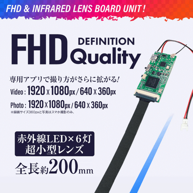 UT-131 スパイカメラ　隠しカメラ　小型カメラ　基盤型カメラ　オンスクエア