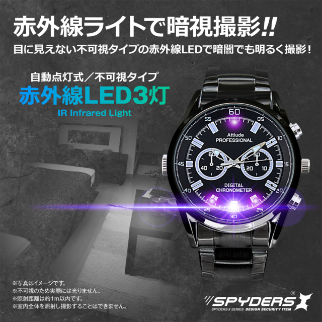 W-716 小型カメラ スパイカメラ 隠しカメラ オンスクエア スパイダーズX