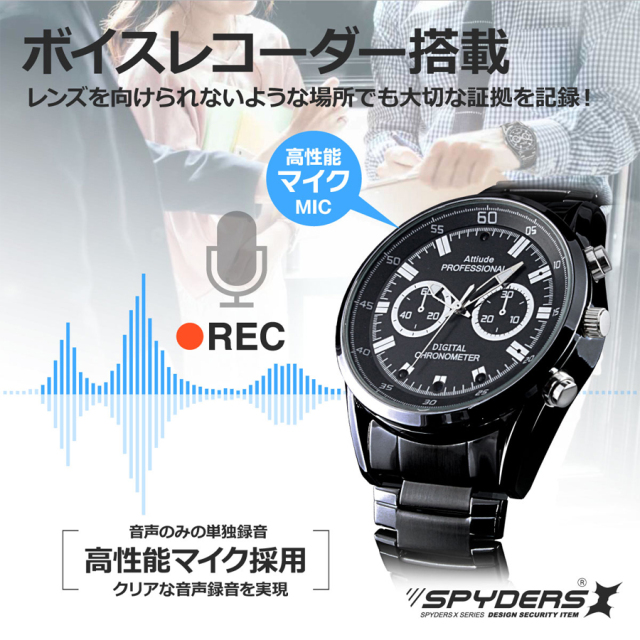 W-716 小型カメラ スパイカメラ 隠しカメラ オンスクエア スパイダーズX