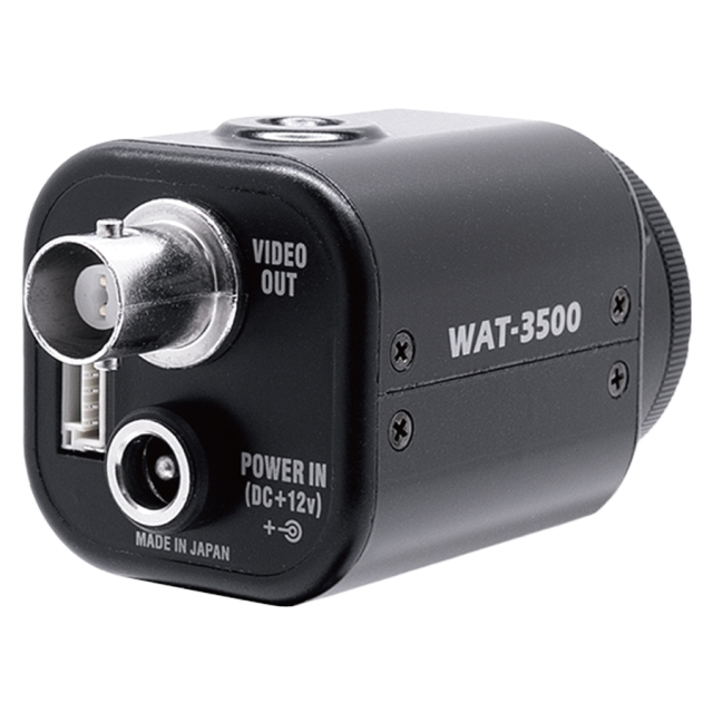 WAT-3500 | 1/2.8型 小型高感度アナログモノクロカメラ【防犯