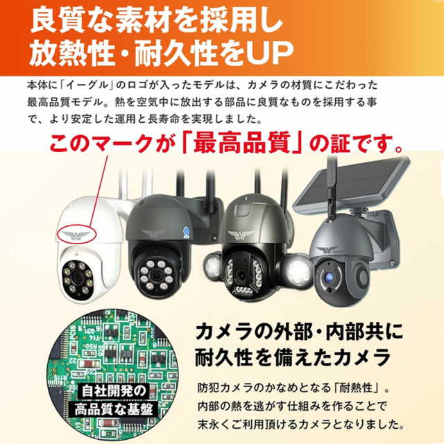 WTW-E2305G(ゴマちゃん5 AI強化型)防犯カメラ 監視カメラ 塚本無線