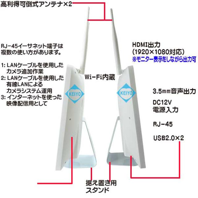 WTW-EG2510WHA-15 防犯カメラ 監視カメラ ワイヤレスカメラ 無線カメラ 塚本無線 イーグル