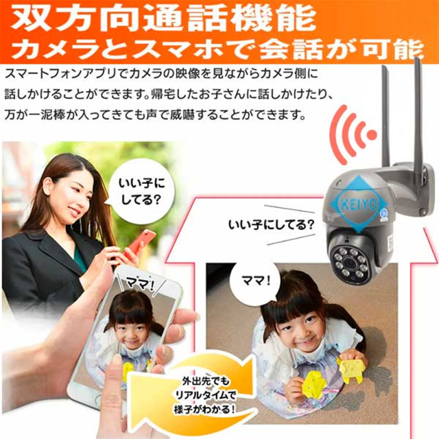 WTW-EGDRY1799PT(ゴマちゃん3 Plus) 防犯カメラ 監視カメラ 塚本無線