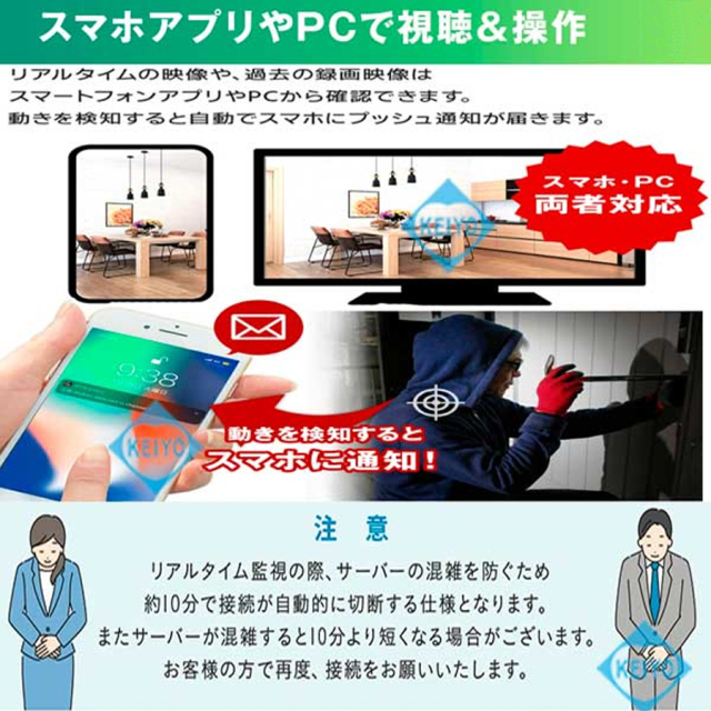 WTW-EGDRY1799PT(ゴマちゃん3 Plus) 防犯カメラ 監視カメラ 塚本無線
