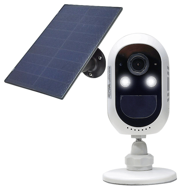 WTW-EGW1724W SolarPlus | APモード搭載ソーラー充電対応防犯灯赤外線Wi-Fiカメラ+軽量ソーラーパネルセット【防犯カメラ】【監視カメラ】【ワイヤレスカメラ】【Wi-Fiカメラ】【塚本無線】【屋外対応】