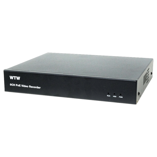 WTW-NV218EP2(2TB/4TB/8TB) | 4K800万画素録画XPoEシリーズIPネットワークレコーダー8chモデル【防犯カメラ】【監視カメラ】【塚本無線】
