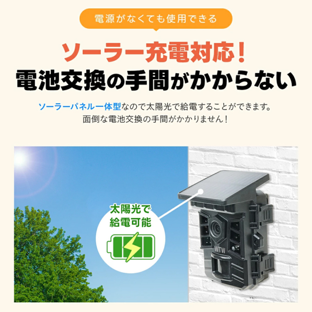WTW-TCS36AP 防犯カメラ 監視カメラ トレイルカメラ セキュリティーカメラ 塚本無線