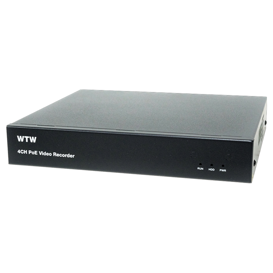 WTW-NV214EP2(2TB/4TB) | 4K800万画素録画XPoEシリーズIPネットワークレコーダー4chモデル【防犯カメラ】【監視カメラ】【塚本無線】
