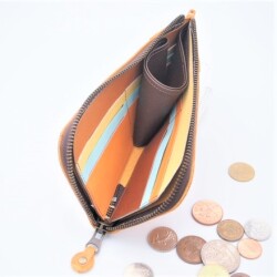 エルファ　　うす型L字長財布　　（イエローM）