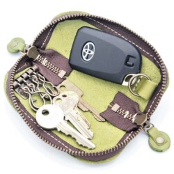 ラウンドキーケース（抹茶グリーンM）