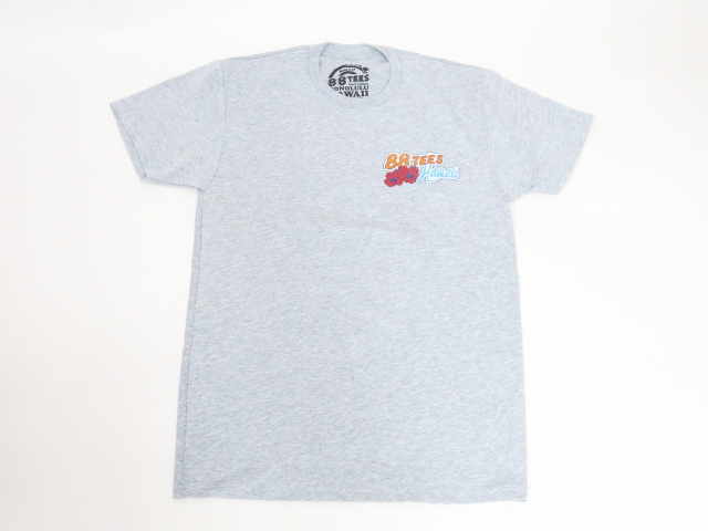 ８８Ｔシャツ　メンズ　ハイビスカス　Ｓサイズ　グレー