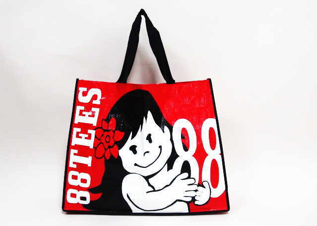 88TEES　エコバック　レッド　大