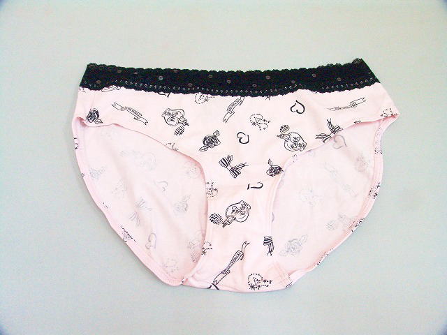 VICTORIA'S SECRET ヴィクトリアズシークレット　ショーツ　（ピンク×ブラック）　ｖｖ　xm