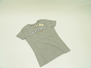 アバクロンビー＆フィッチ　アバクロ　レディース半袖Ｔシャツ　グレー
