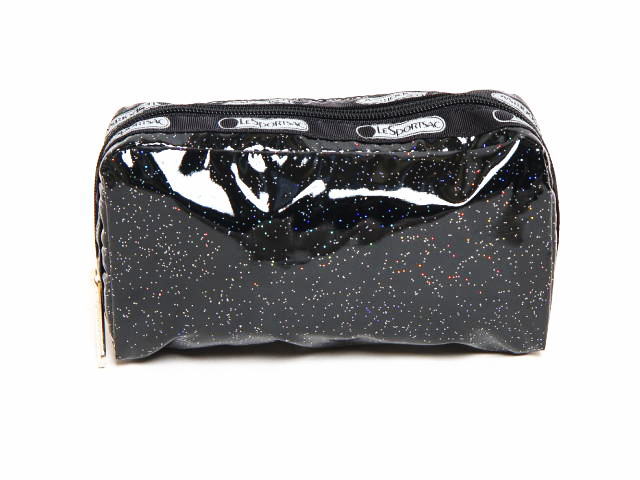 レスポートサック　ブラックグリッター6511-9704 RECTANGULAR COSMETIC